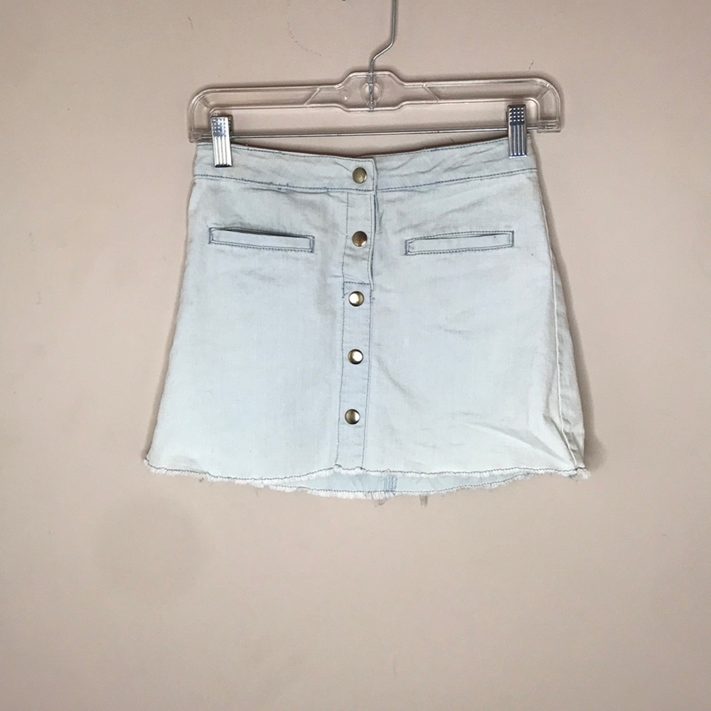 F21 Girls denim skirt